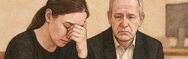 Eltern bei Trauer nach Suizid